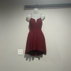 City Studio Sparkly  Red Dress